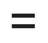 This is an image of an equal sign